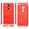 Flexi Slim Carbon Fibre Case for Nokia 8.1 - Brushed Red